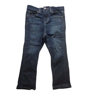 Jumping Beans Toddler Girls Skinny Jeans Dark Wash Adjustable Waist Denim 3T